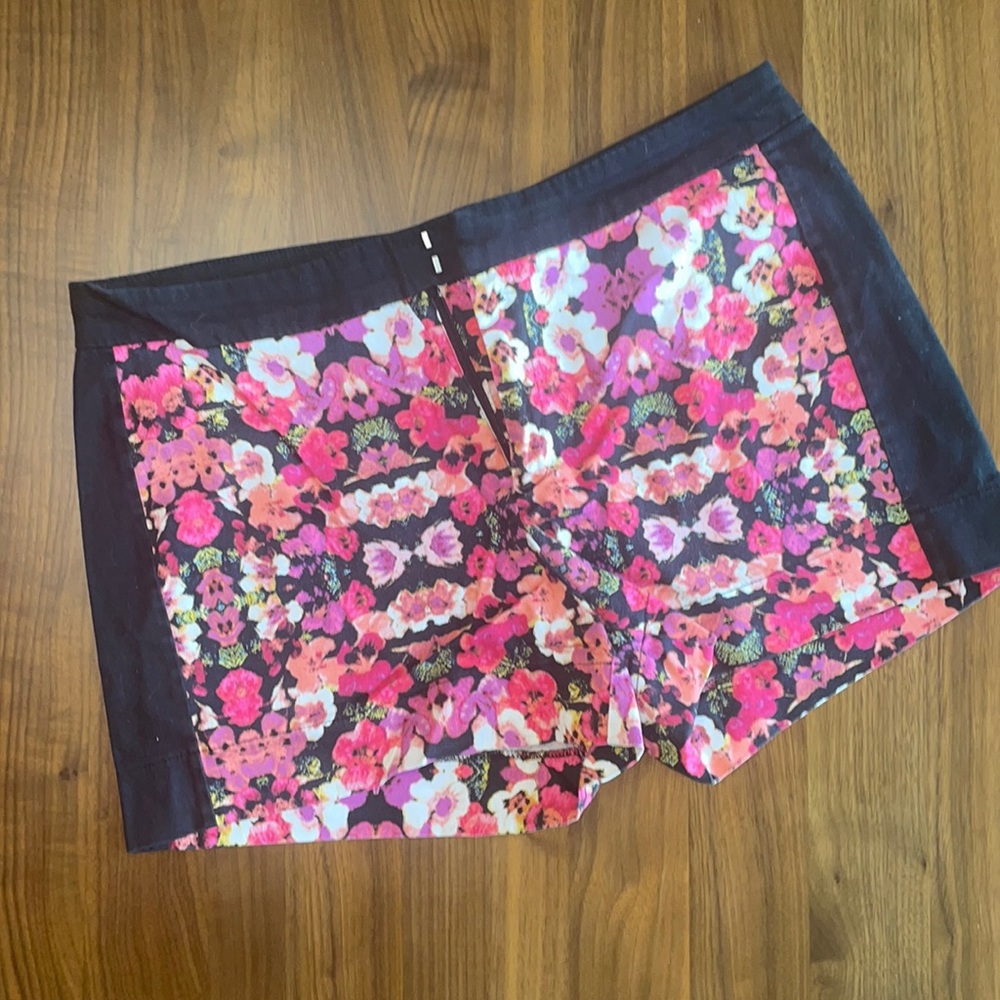 Pink Floral Shorts